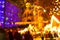 Defocus Christmas market