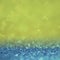 defocus of glitter vintage lights background. blue, yellow and black for Christmas and new year background
