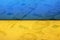 Defocus ukrainian money backdrop. Background of the five hundred hryvnia banknotes. Close-up view. Ukraine economic