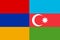 Defocus war. Conflict between Armenia and Azerbaijan over Nagorno-Karabakh. Let's stop the war. Azerbaijan and