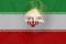 Defocus young woman, protest in Iran. Conflict war over border. Country flag. Woman low rights. Male hands. Iranian
