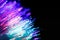 Defocused abstract background of fiber optic cables