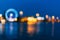 Defocused Blue Boke Bokeh Urban City Background