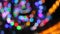 Defocused bokeh festive lights