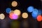 Defocused Bokeh holidays lights background Abstract twinkle bright background