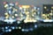 Defocused bokeh lights from Modern Building in Bangkok