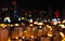 Defocused city lights