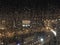 Defocused City Night Scene