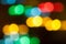 Defocused color spots background