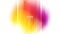 Defocused colored stain. Abstract background with vertical dynamic lines. Futuristic blurred vibrant color gradient banner.