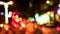 Defocused Colorful Night Street Illumination