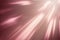 Defocused Dusty Pink Background With Rays From The Corner Of The Prism Light. Generative AI