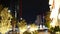 Defocused fabulous Las Vegas Strip boulevard, luxury casino and hotel, gambling area in Nevada, USA. Nightlife and