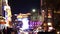 Defocused fabulous Las Vegas Strip boulevard, luxury casino and hotel, gambling area in Nevada, USA. Nightlife and