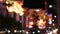 Defocused fabulous Las Vegas Strip boulevard, luxury casino and hotel, gambling area in Nevada, USA. Nightlife and traffic near