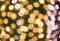 Defocused gold abstract background