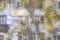 Defocused image of windows of houses