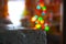 Defocused ligths of Christmas tree