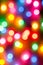 Defocused multicolored bokeh lights background