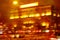 Defocused night city scene with orange illumination