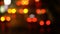 Defocused night traffic