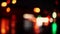 Defocused night traffic colorful lights