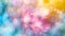 Defocused palette of colors in shades of pink blue and yellow resembling a blurred watercolor painting.