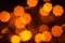 Defocused photography bokeh background. Night light.