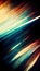 defocused rays glow motion color light stripes AI generated