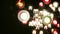 Defocused Shot of Lights on Modern Lamp