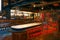 Defocused view of interior of an upmarket restaurant, empty and closed due to coronavirus or covid 19