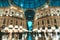 Defocused view of Milano Galleria, Italy