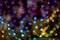 Defocussed background image of colourful lights