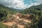 deforestation leads to landslides and mudslides, flooding and destroying the land
