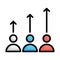Deftness, employee ranking Vector icon which can easily modify