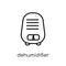Dehumidifier icon from Furniture and household collection.