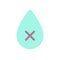 Dehydration flat color ui icon