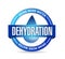 dehydration stamp illustration design