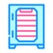 dehydrator laboratory equipment color icon vector illustration