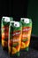 Del Monte brand name showcasing Peach Nectar juice