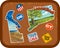 Delaware, Connecticut, travel stickers with scenic attractions