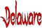 Delaware Text sign illustration