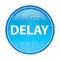 Delay floral blue round button