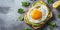 Delectable Avocado Toast With A Perfectly Fried Egg On Transparent Background