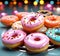 Delectable Delights: 3D Render of Tempting Donuts