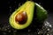 Delectable Fresh avocado. Generate Ai
