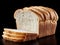 Delectable Glimpse into the Art of Perfectly Sliced White Bread - Taste the Simplicity!