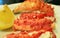 Delectable King Crab Leg\\\'s Meat, a Famous Dish of Ushuaia, Tiera del Fuego, Argentina, South America