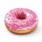 Delectable Pink Sprinkle Glazed Doughnut: An Irresistible Temptation
