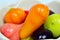Deletable imitation fruits (Carrot shaped)